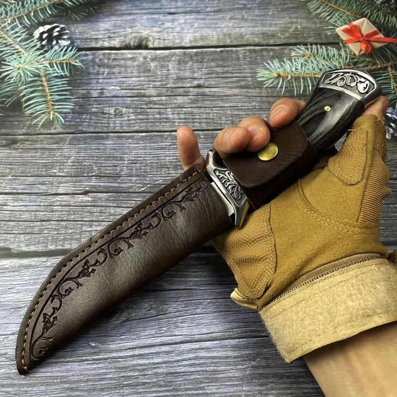 Custom Hand Forged Stainless Steel Hunting Knife EDC-Fixed blade knife
